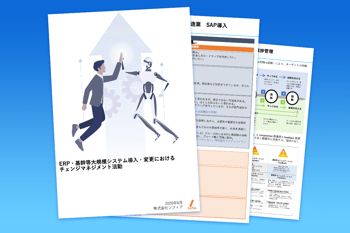 ERP・基幹等大規模システム導入・変更におけるチェンジマネジメント活動